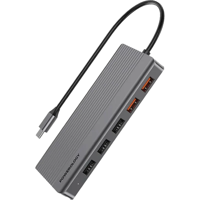 Powerology PD 100W 12-in-1 USB-C Hub with 3.2 10GBPS 1 Mascom International.webp